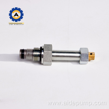 Threaded hydraulic valve spool